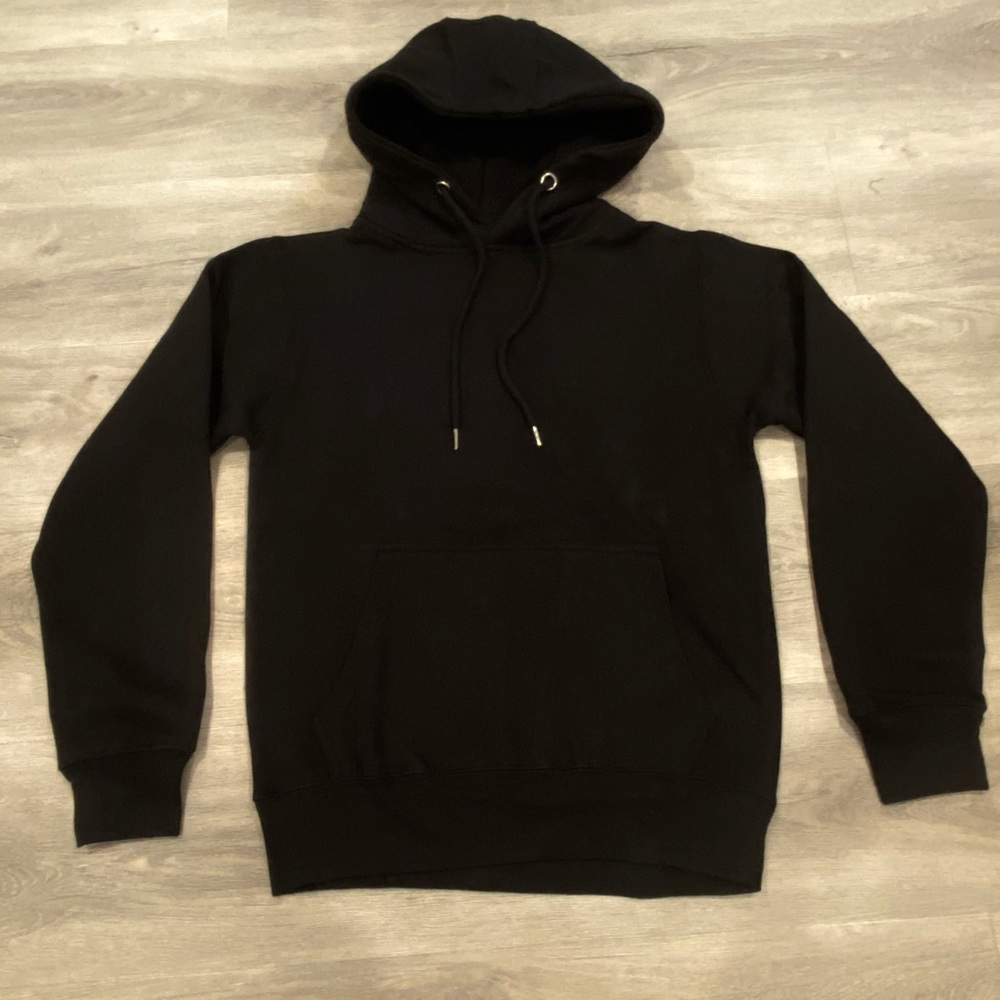 Black blank hoodie